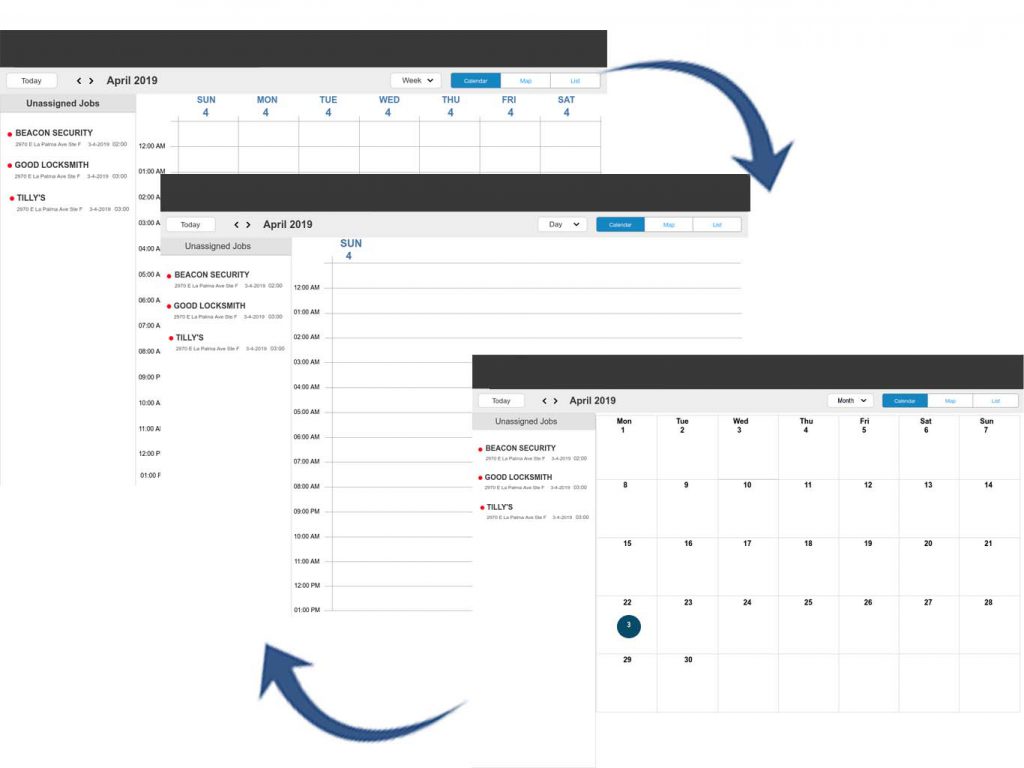 work schedule builder application